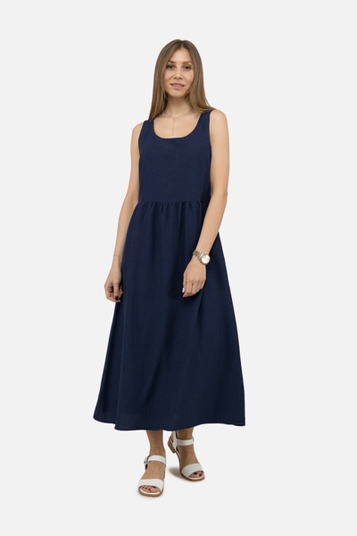 Жіноча сукня 48 колір синій ЦБ-00250899 SKT000994578 фото