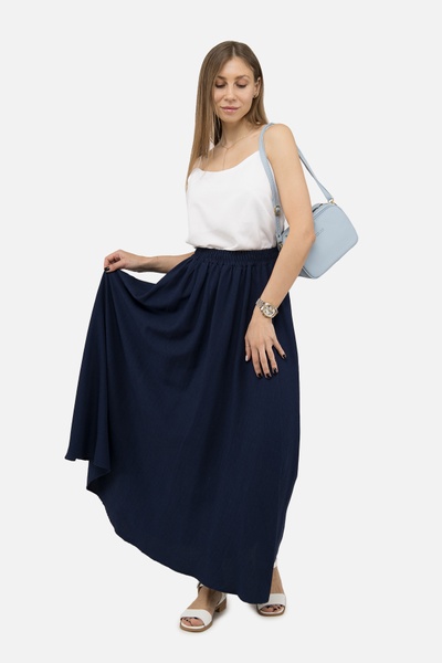 Женская юбка 48 цвет синий ЦБ-00250900 SKT000994581 фото