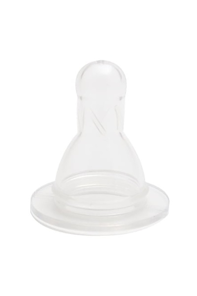 Соска силіконова кругла для пляшок із стандартним горлом колір прозорий ЦБ-00005499 SKT000291495 фото