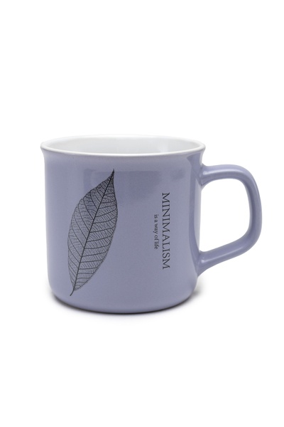 Чашка Limited Edition Minimalism колір фіолетовий ЦБ-00249414 SKT000991178 фото