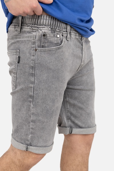 Чоловічі джинсові шорти 56 колір сірий ЦБ-00250587 SKT000993643 фото