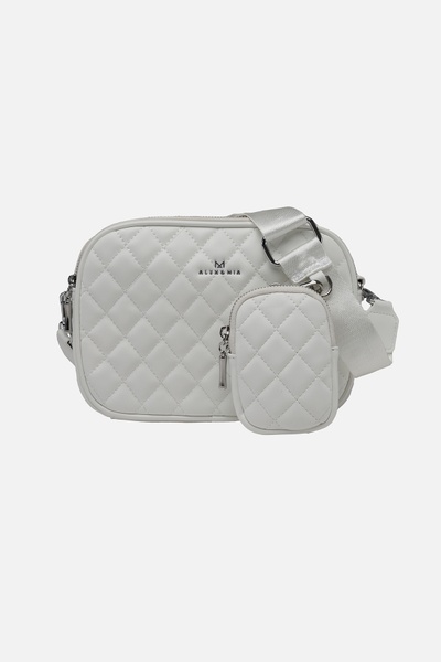 Жіноча сумка з гаманцем колір білий ЦБ-00249683 SKT000991567 фото