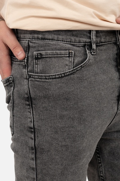 Чоловічі джинсові шорти 56 колір сірий ЦБ-00249888 SKT000992234 фото