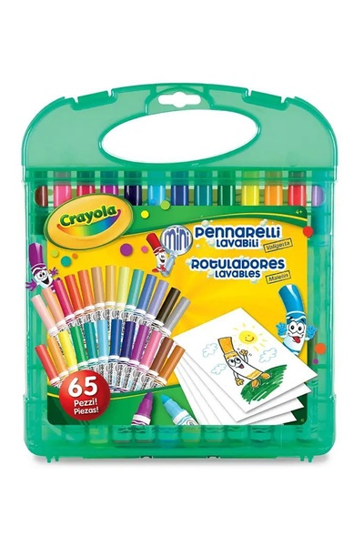 Портативный набор для рисования в кейсе с мини-фломастерами цвет разноцветный ЦБ-00249899 SKT000992268 фото