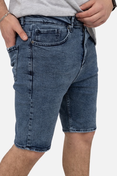 Чоловічі джинсові шорти 56 колір синій ЦБ-00249889 SKT000992241 фото
