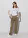 Жіночі джинси регуляр з кишенею 38 колір хакі ЦБ-00218950 SKT000905822 фото 1