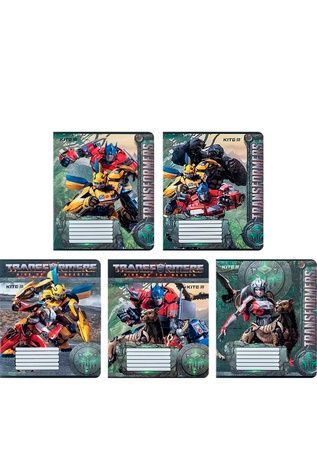 Зошит шкільний у клітинку на 12 аркушів - Kite Transformers KITE TF24-232 ЦБ-00256757 фото