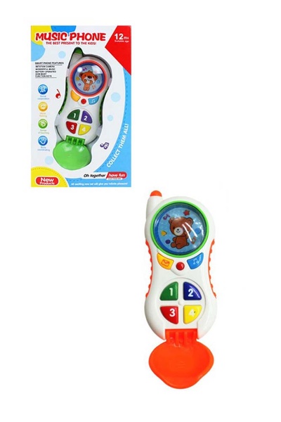 Іграшка "Музичний телефон" колір різнокольоровий ЦБ-00177921 SKT000592947 фото