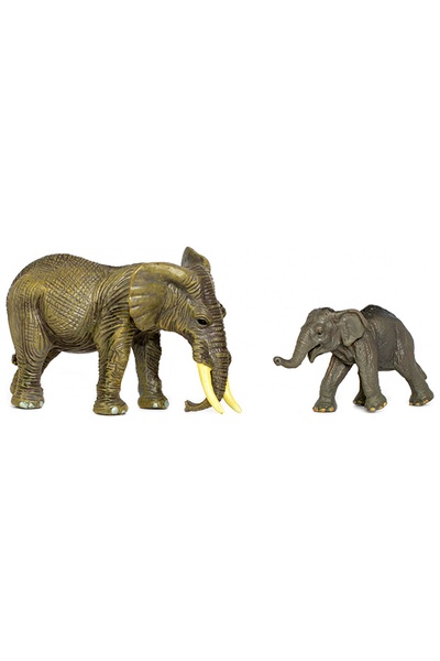 Набір фігурок тварини "Сафарі" Слон та слоненя колір різнокольоровий ЦБ-00237309 SKT000953940 фото