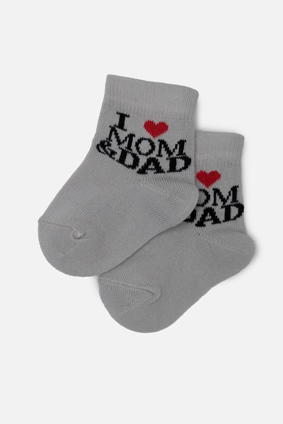 Шкарпетки для хлопчика 17-19 колір світло-сірий ЦБ-00243724 SKT000969158 фото