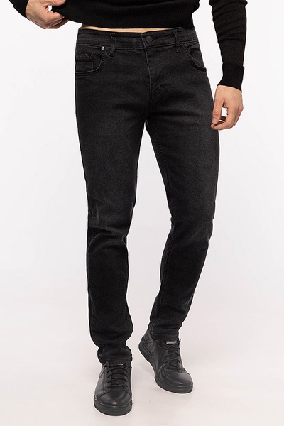 Чоловічі джинси 52 колір чорний ЦБ-00200013 SKT000867395 фото