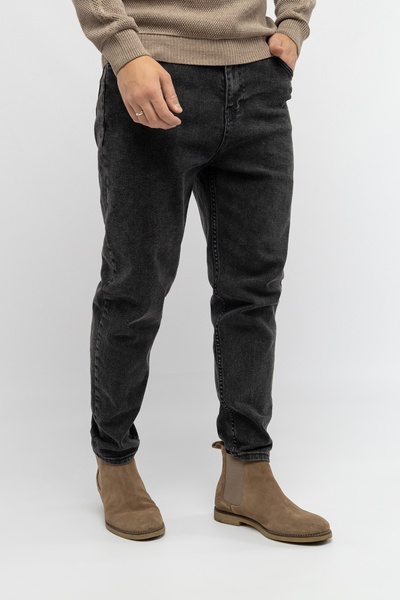Мужские джинсы мом 54 цвет темно-серый ЦБ-00233102 SKT000940596 фото