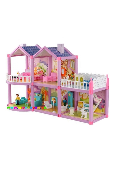 Кукольный дом с куклами и мебелью цвет разноцветный ЦБ-00250331 SKT000992924 фото