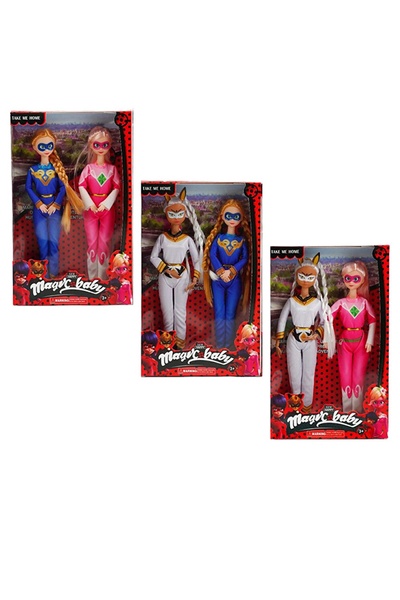 Игровой набор – 2 куклы шарнирные. цвет разноцветный ЦБ-00240964 SKT000960972 фото