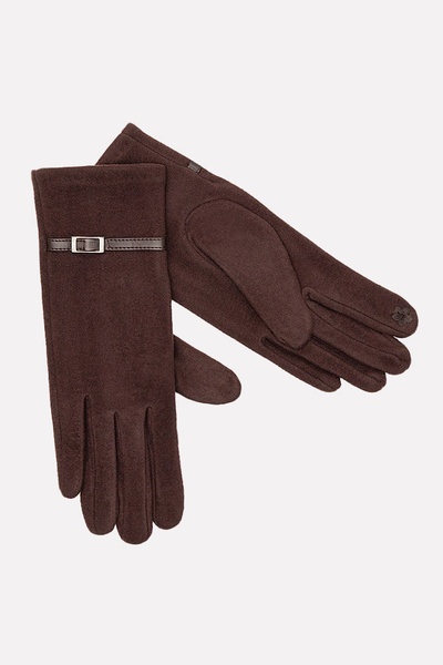 Женские перчатки 7.5 цвет коричневый ЦБ-00197577 SKT000862159 фото
