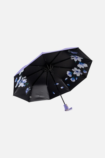 Женский полуавтоматический зонтик цвет сиреневый ЦБ-00248639