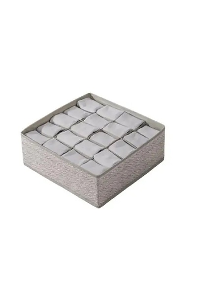 Коробка-органайзер для зберігання білизни колір сірий ЦБ-00248257 SKT000988779 фото