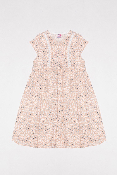 Сукня для дівчинки 134 колір пудровий ЦБ-00187809 SKT000836304 фото