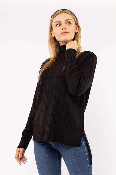 Жіночий светр 46 колір чорний ЦБ-00194422 SKT000854111 фото