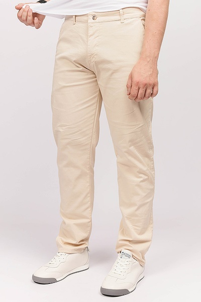 Чоловічі штани 56 колір бежевий ЦБ-00183988 SKT000608995 фото