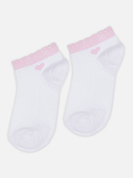Шкарпетки для дівчинки 23-26 колір білий ЦБ-00218286 SKT000904236 фото