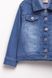 Куртка джинсова коротка на дівчинку 116 колір синій ЦБ-00148388 SKT000509405 фото 2