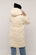 Жіноча куртка 40 колір молочний ЦБ-00223842 SKT000918397 фото 2