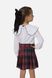 Блуза з довгим рукавом для дівчинки 152 колір білий ЦБ-00251252 SKT000996339 фото 3