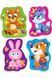 Развивающая игра Roter Kafer мягкие пазлы А5 "Лесные звери" Vladi Toys RK6010-06 ЦБ-00298553 фото 2
