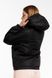 Жіноча куртка коротка 50 колір чорний ЦБ-00206939 SKT000882041 фото 3