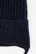 Комплект шапка-шарф на мальчика 42-44 цвет темно-синий ЦБ-00206102 SKT000879719 фото 2