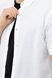 Мужская рубашка с коротким рукавом 52 цвет белый ЦБ-00244803 SKT000979906 фото 3