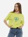 Жіноча футболка оверсайз 42 колір лимонний ЦБ-00218103 SKT000903917 фото 1