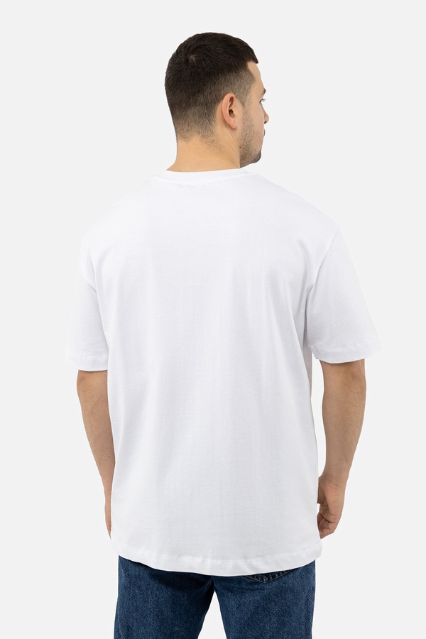 Чоловіча футболка 52 колір білий ЦБ-00241589 SKT000961988 фото