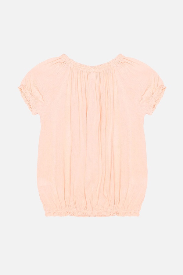 Блуза для дівчинки 158 колір персиковий ЦБ-00152099 SKT000519741 фото