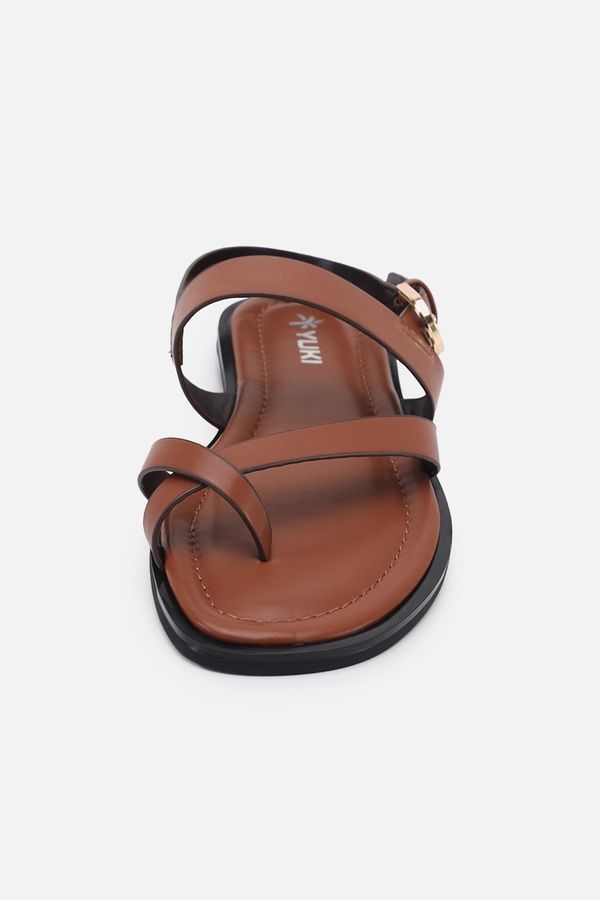 Босоніжки жіночі колір темно-коричневий 40 ЦБ-00288595 фото
