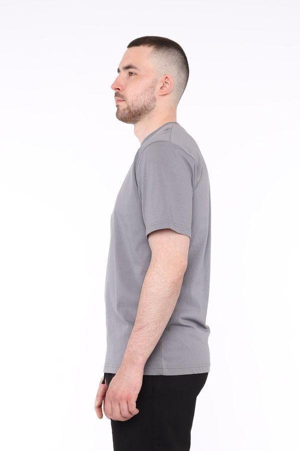 Футболка с короткими рукавами мужская цвет серый 56 ЦБ-00293441 фото