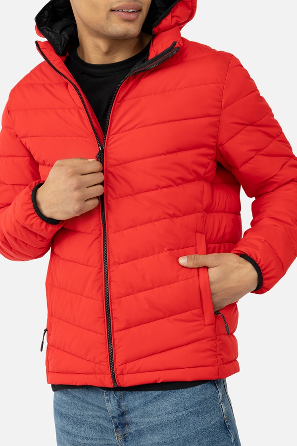 Чоловіча куртка 46 колір червоний ЦБ-00238295 SKT000955959 фото