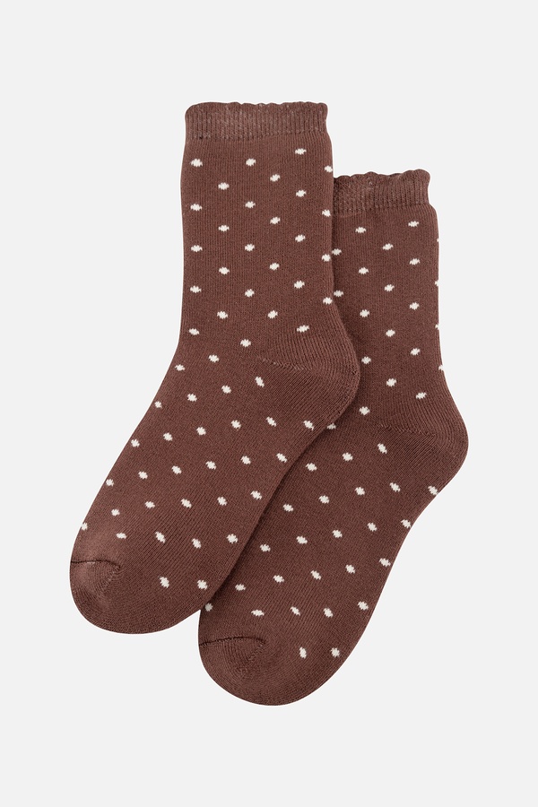 Шкарпетки для дівчинки 27-30 колір кавовий ЦБ-00238573 SKT000956903 фото