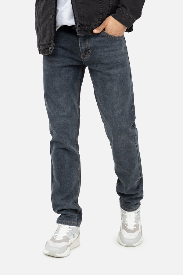 Чоловічі джинси 44 колір сірий ЦБ-00246654 SKT000985068 фото
