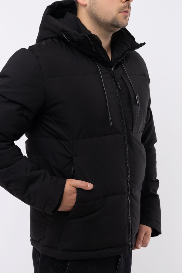 Чоловіча куртка 54 колір чорний ЦБ-00220285 SKT000909327 фото