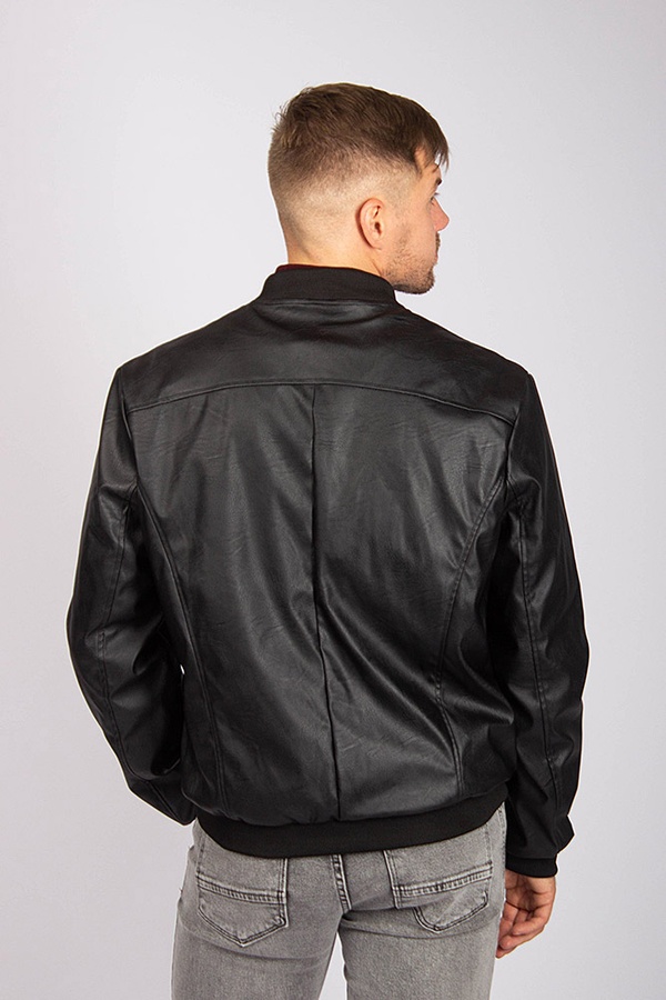 Куртка бомбер мужская 54 цвет черный ЦБ-00173427 SKT000580090 фото