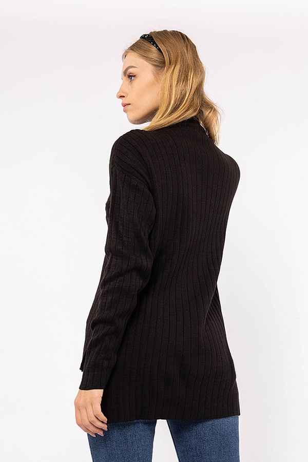 Жіночий светр 46 колір чорний ЦБ-00194422 SKT000854111 фото