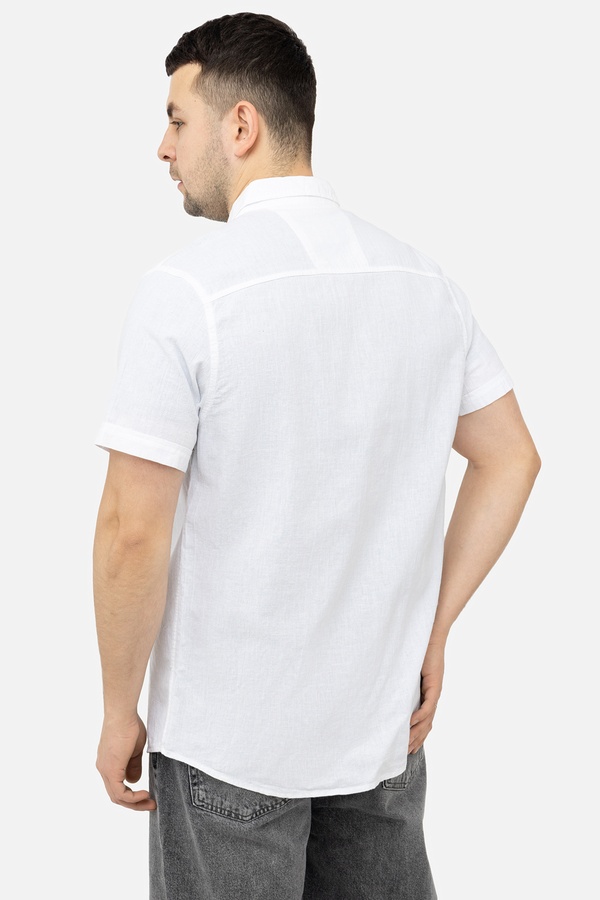 Мужская рубашка с коротким рукавом 52 цвет белый ЦБ-00244803 SKT000979906 фото