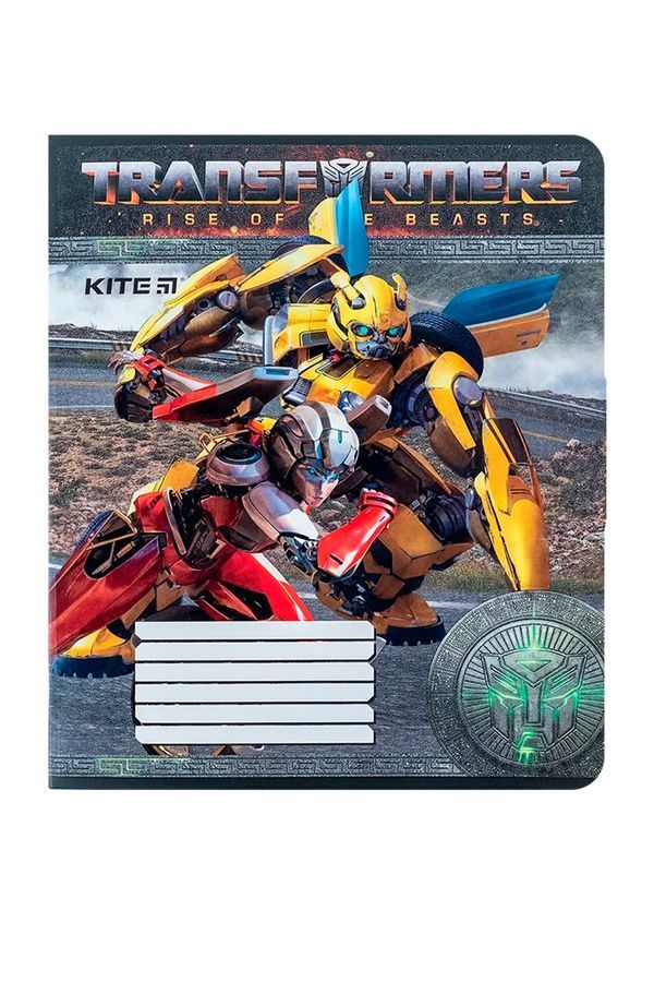 Тетрадь школьная в клеточку на 12 листов - Kite Transformers KITE TF24-232 ЦБ-00256757 фото