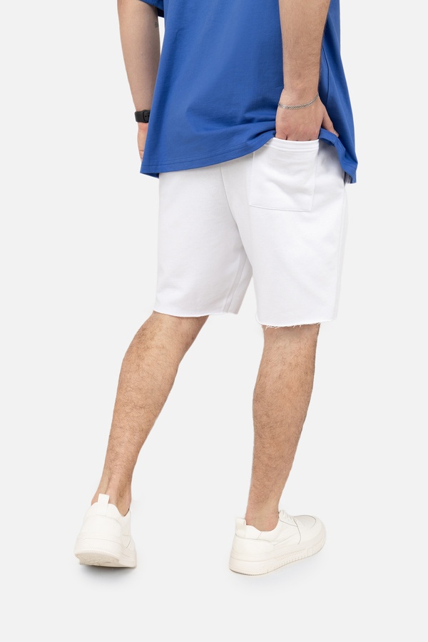 Чоловічі спортивні шорти 44 колір білий ЦБ-00249860 SKT000992051 фото
