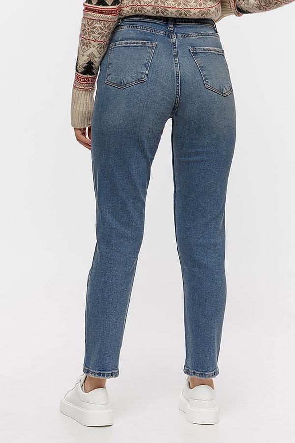 Жіночі джинси 44 колір синій ЦБ-00204877 SKT000877137 фото