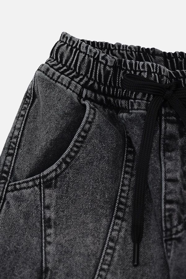 Джинси baggy для хлопчика колір сірий 128 ЦБ-00290692 фото