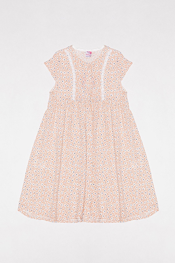 Сукня для дівчинки 134 колір пудровий ЦБ-00187809 SKT000836304 фото