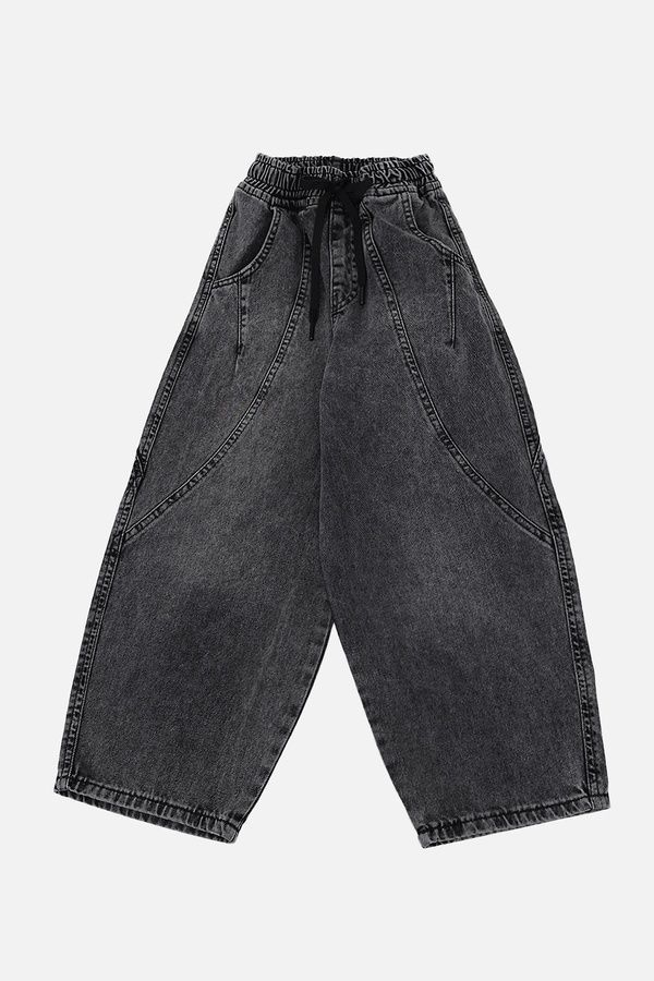 Джинси baggy для хлопчика колір сірий 128 ЦБ-00290692 фото